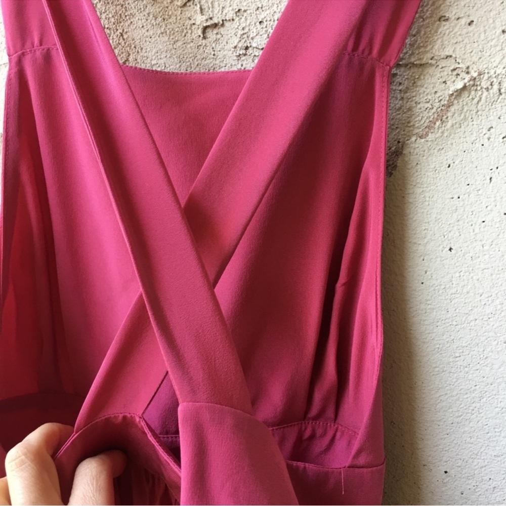 Stone Cold Fox Huntly Silk Dress in Berry - Picture 7 of 9